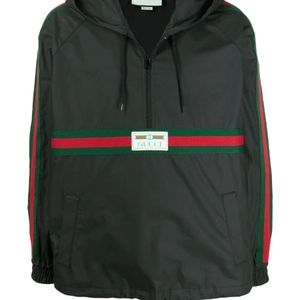 AUTHENTIC Gucci Pullover Windbreaker Hoodie Size Men's Medium or Women's large